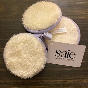 Saie 3 reusable beauty rounds, makeup remover pads